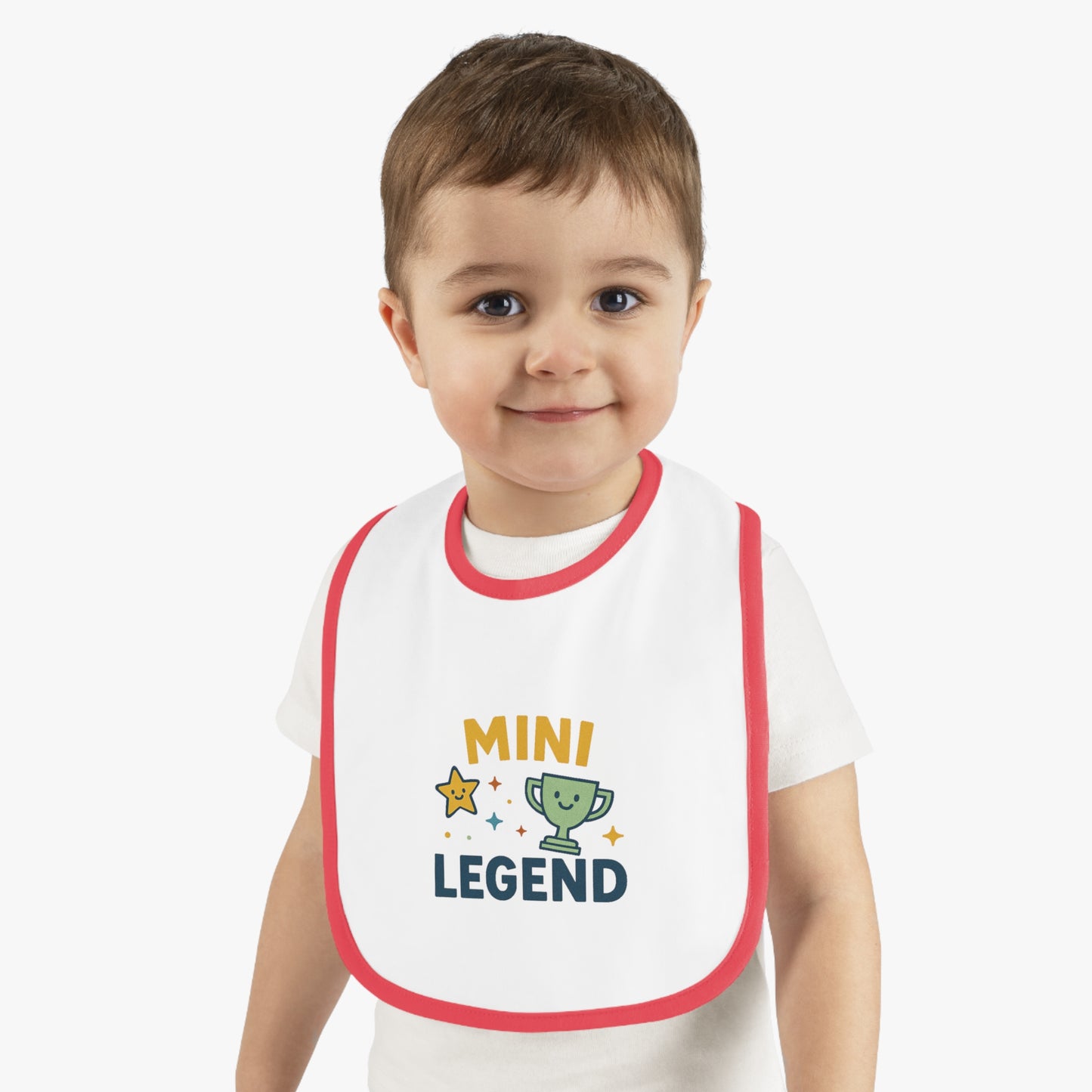 Mini Legend Baby Bib - Cute Jersey Bib for Infants