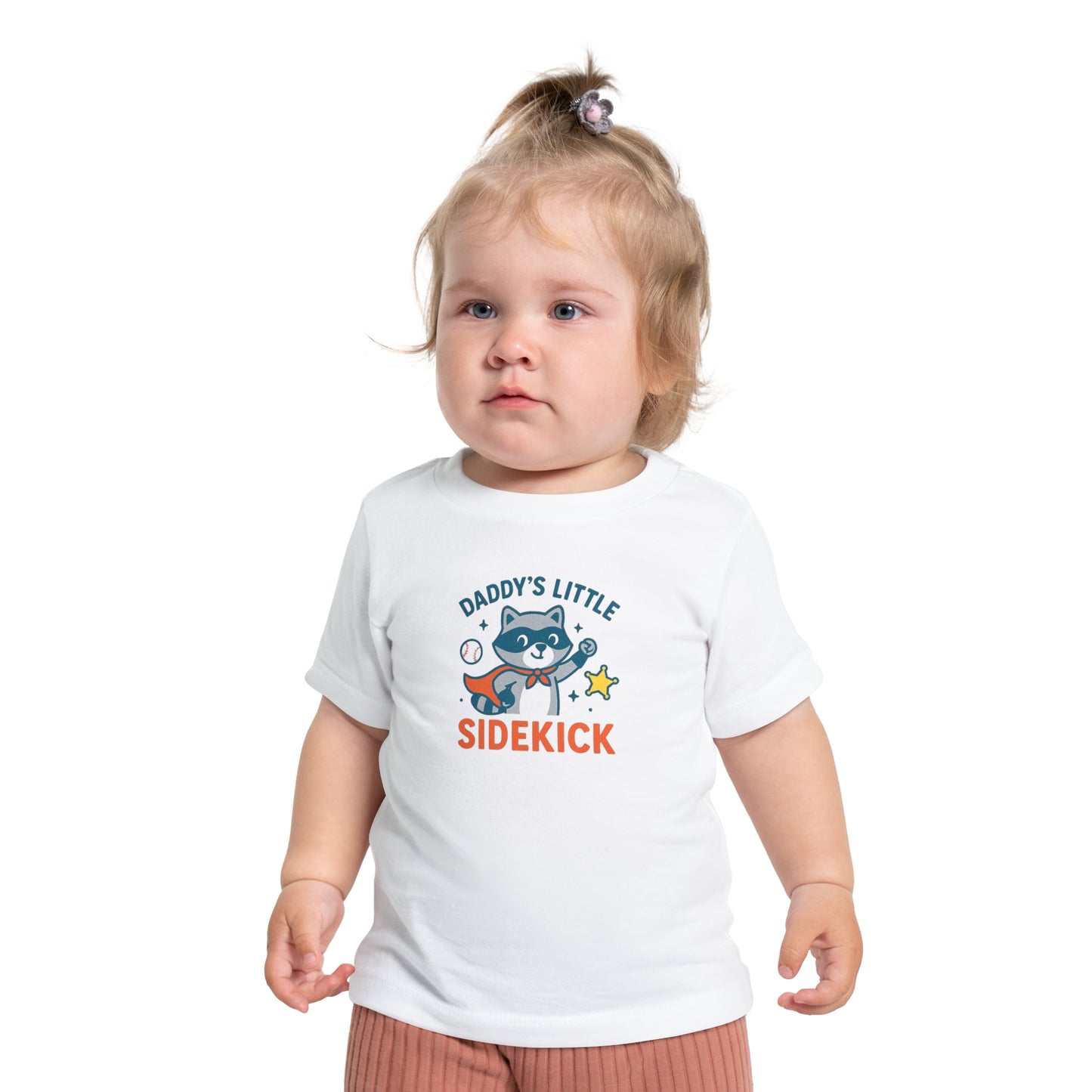 Daddy's Little Sidekick Baby T-Shirt, Cute Baby Tee