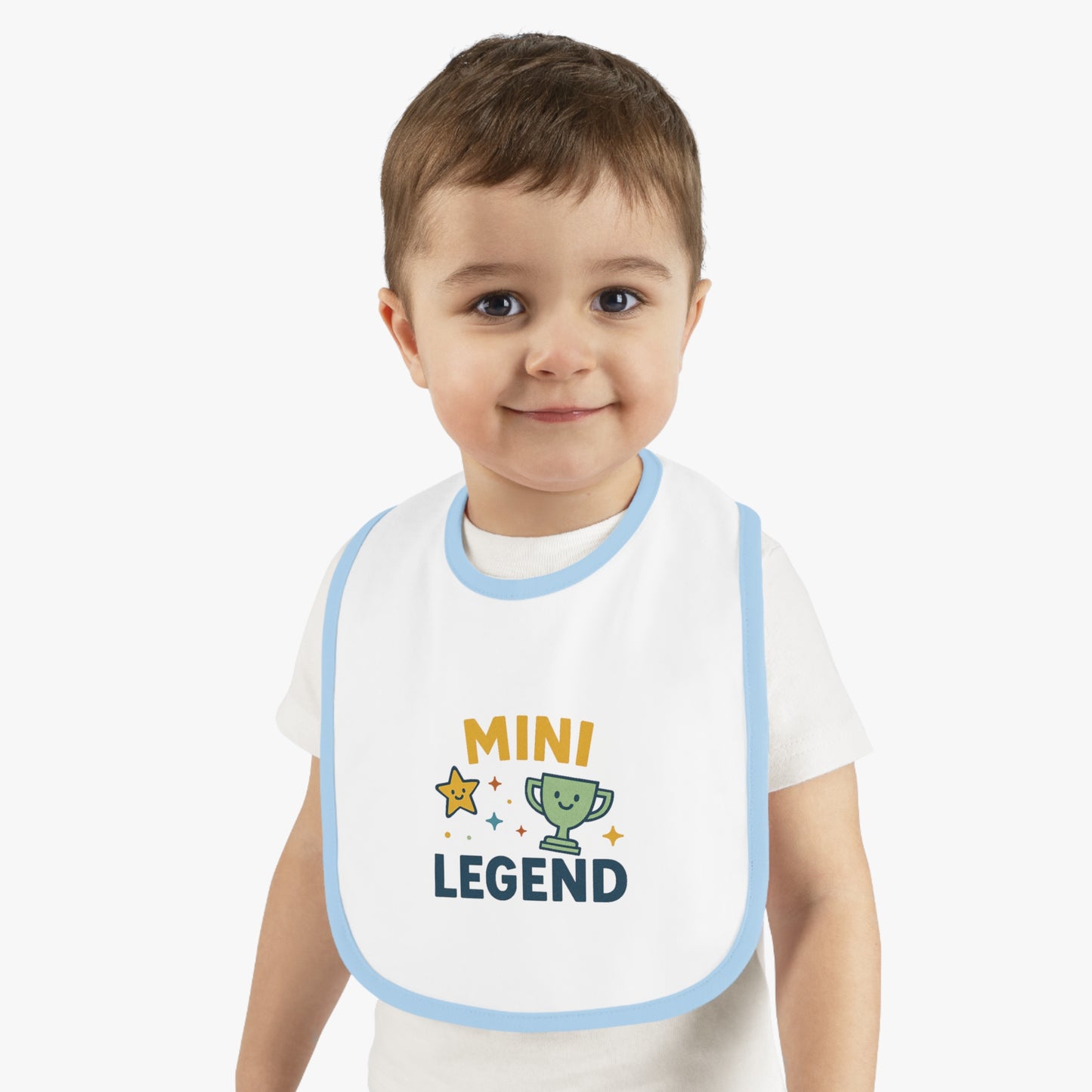 Mini Legend Baby Bib - Cute Jersey Bib for Infants