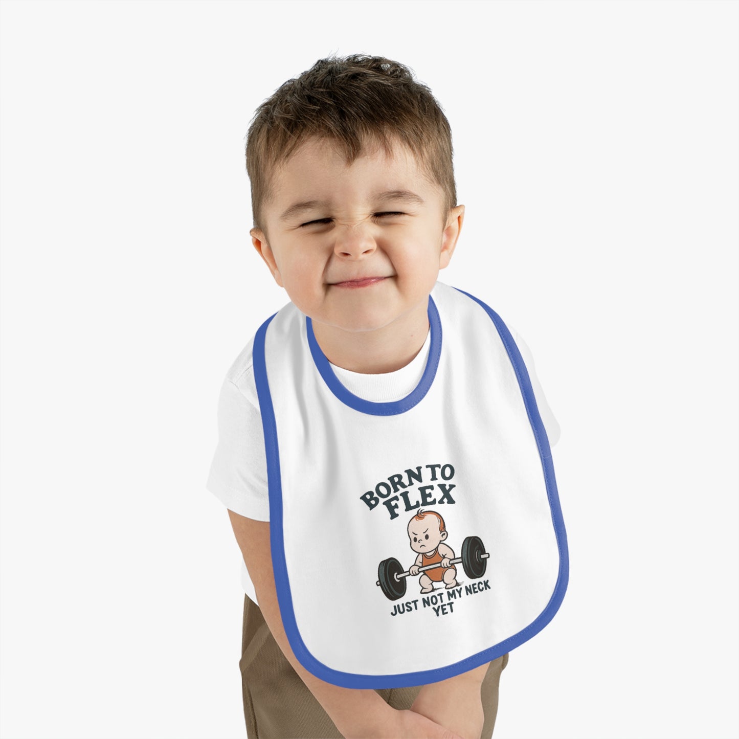 Baby Gym Bib - Cute Workout Bib for Infants