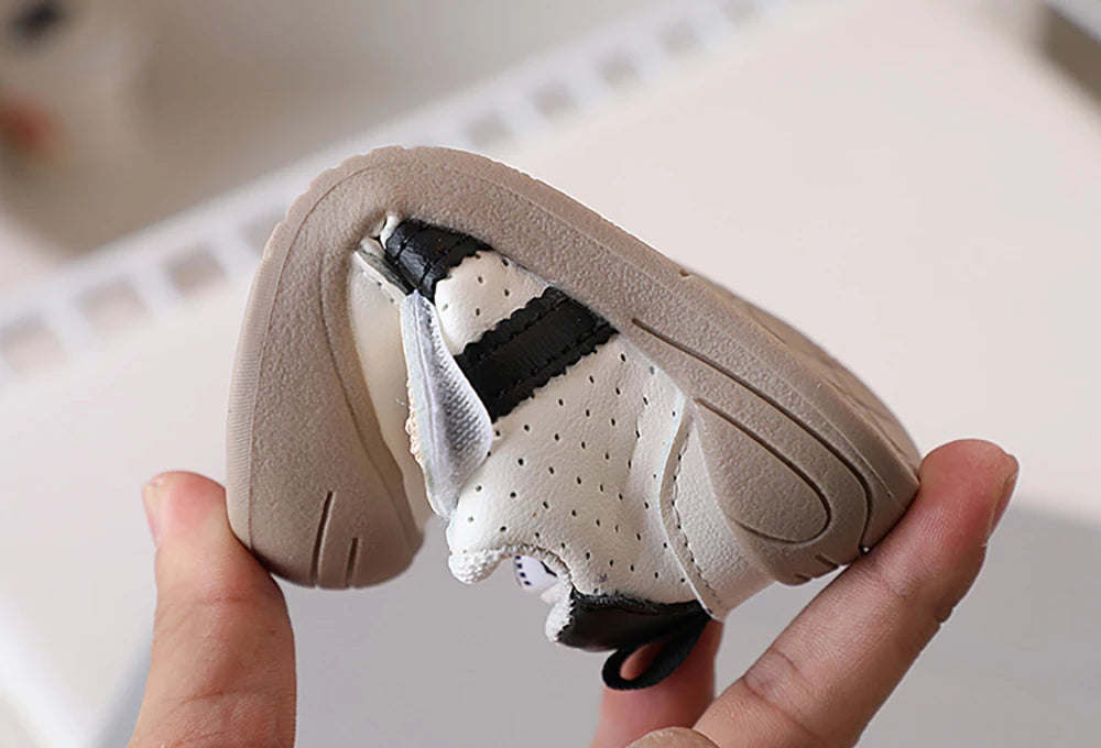 PU Leather Infant Girl's Sneakers