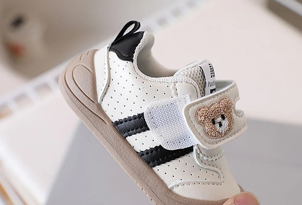 PU Leather Infant Girl's Sneakers