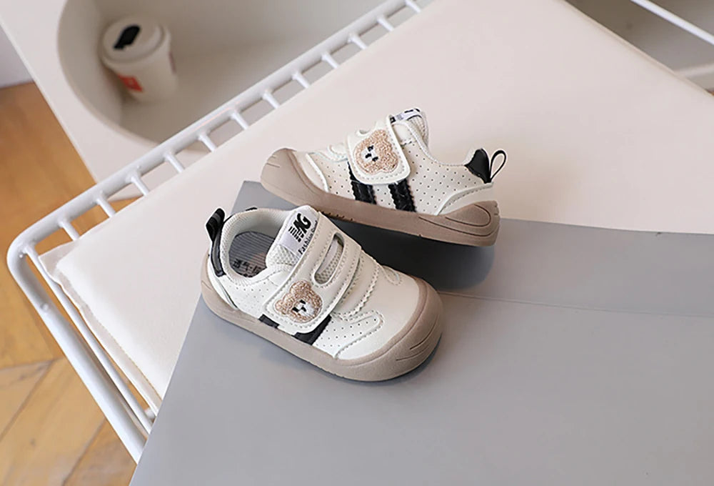 PU Leather Infant Girl's Sneakers