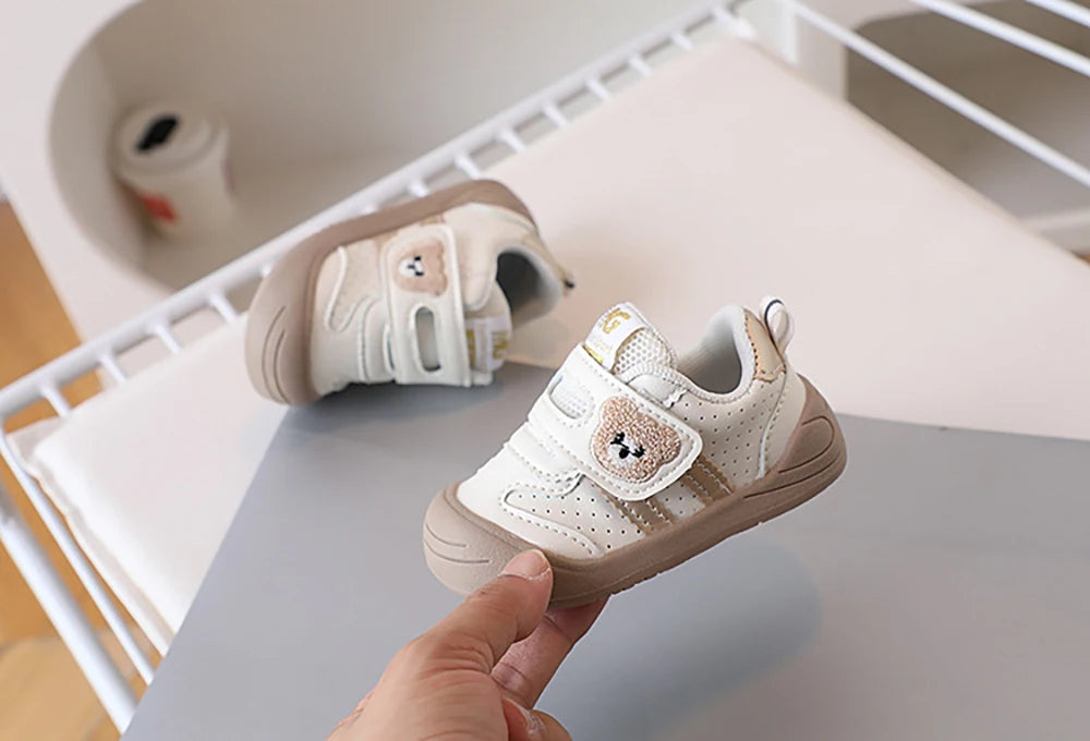 PU Leather Infant Girl's Sneakers