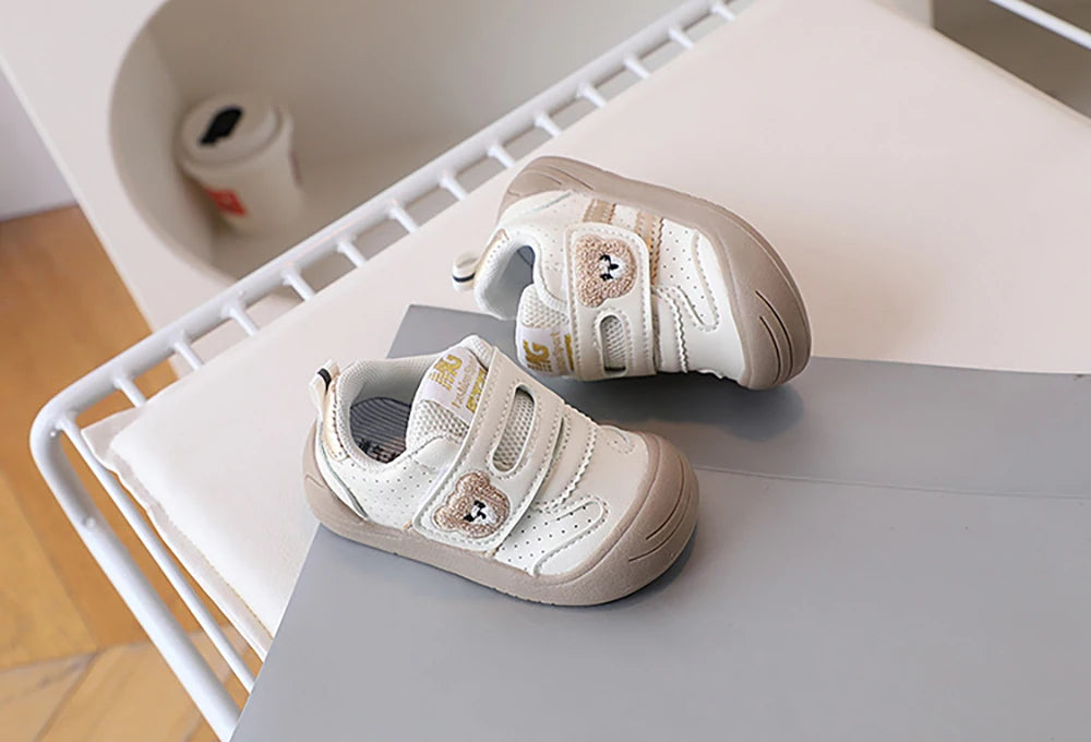 PU Leather Infant Girl's Sneakers