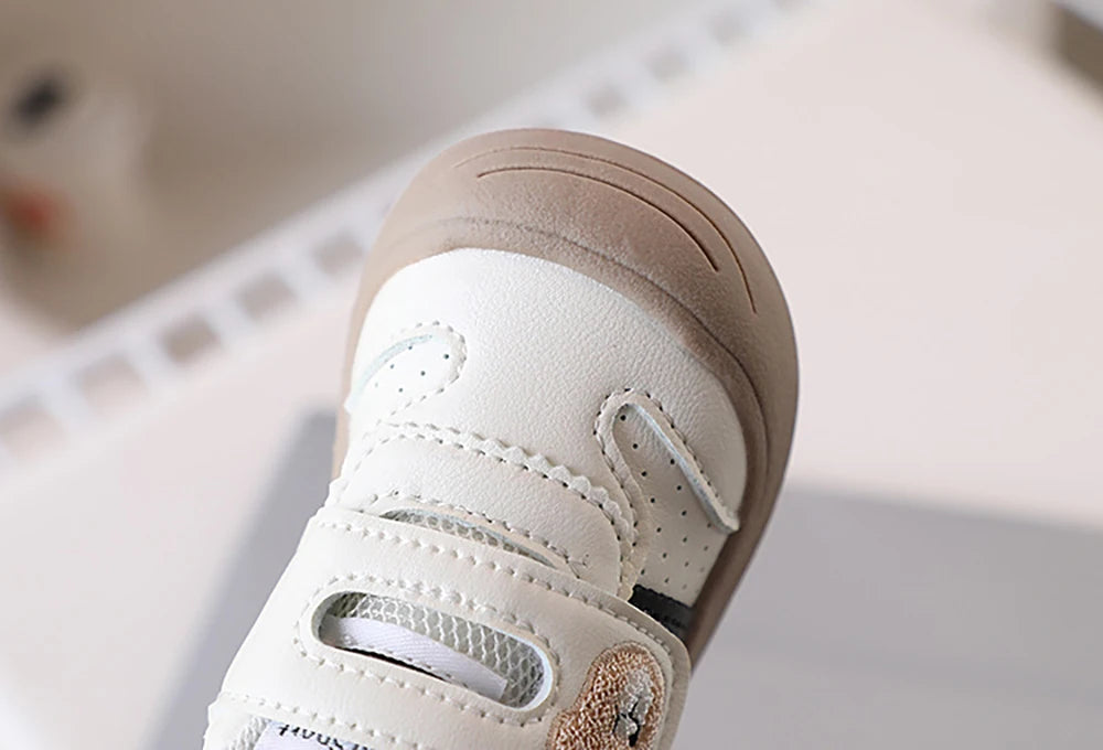 PU Leather Infant Girl's Sneakers