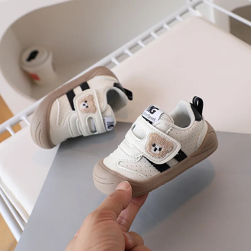 PU Leather Infant Girl's Sneakers
