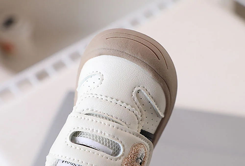 PU Leather Infant Girl's Sneakers