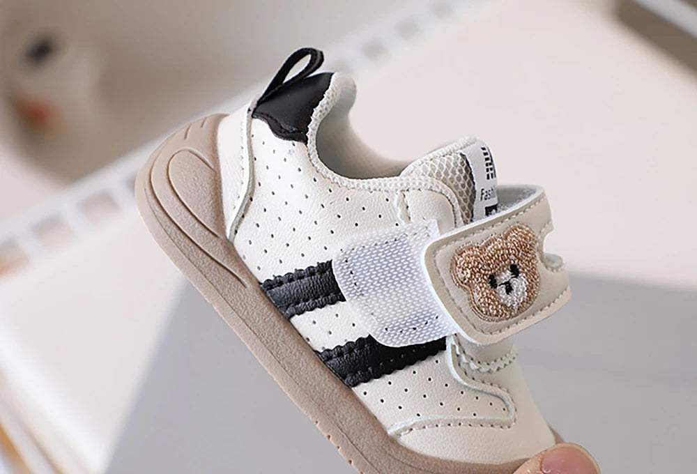 PU Leather Infant Girl's Sneakers
