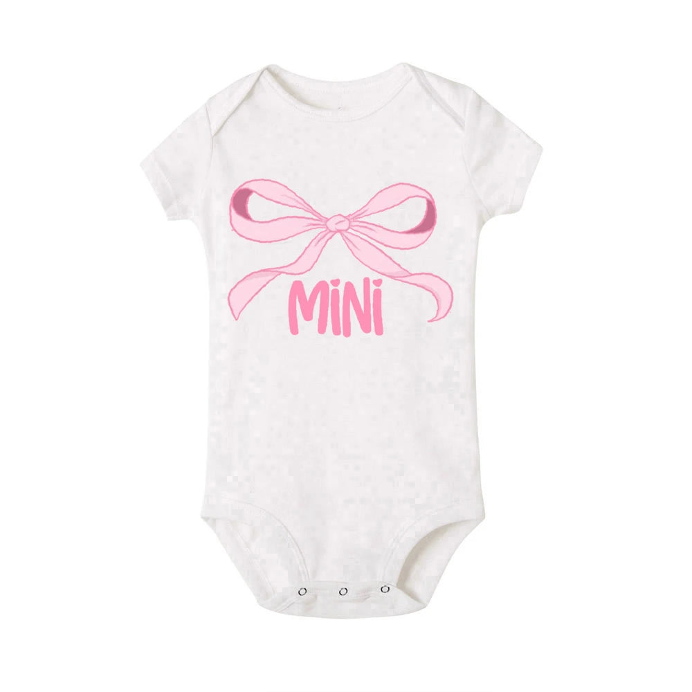 Mama Mimi Bow Print Family Matching Set