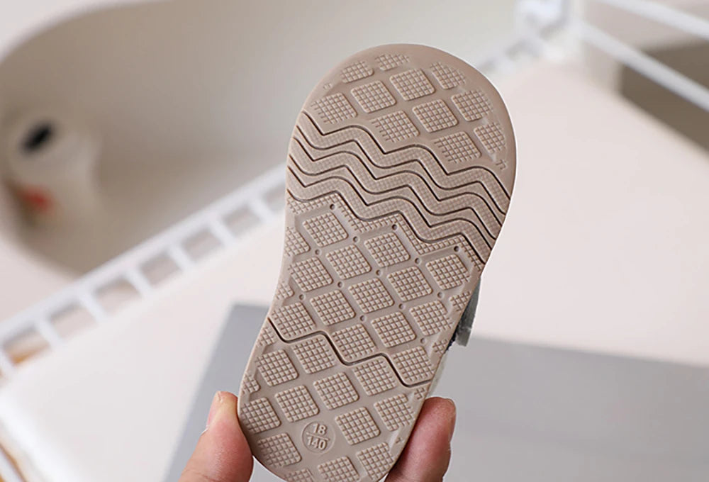 PU Leather Infant Girl's Sneakers