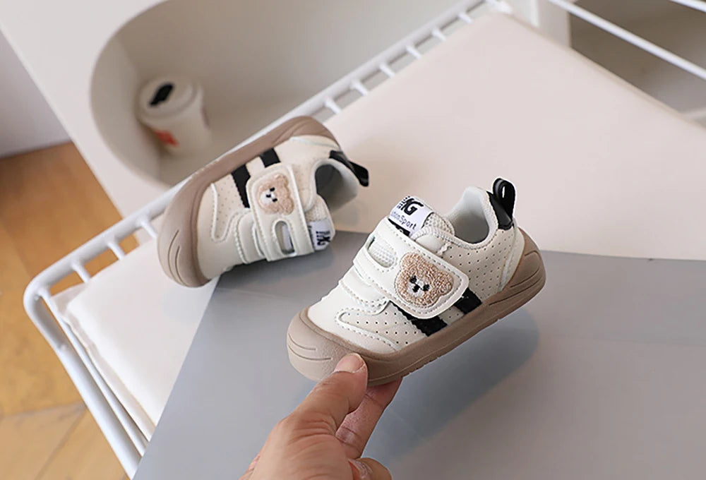 PU Leather Infant Girl's Sneakers