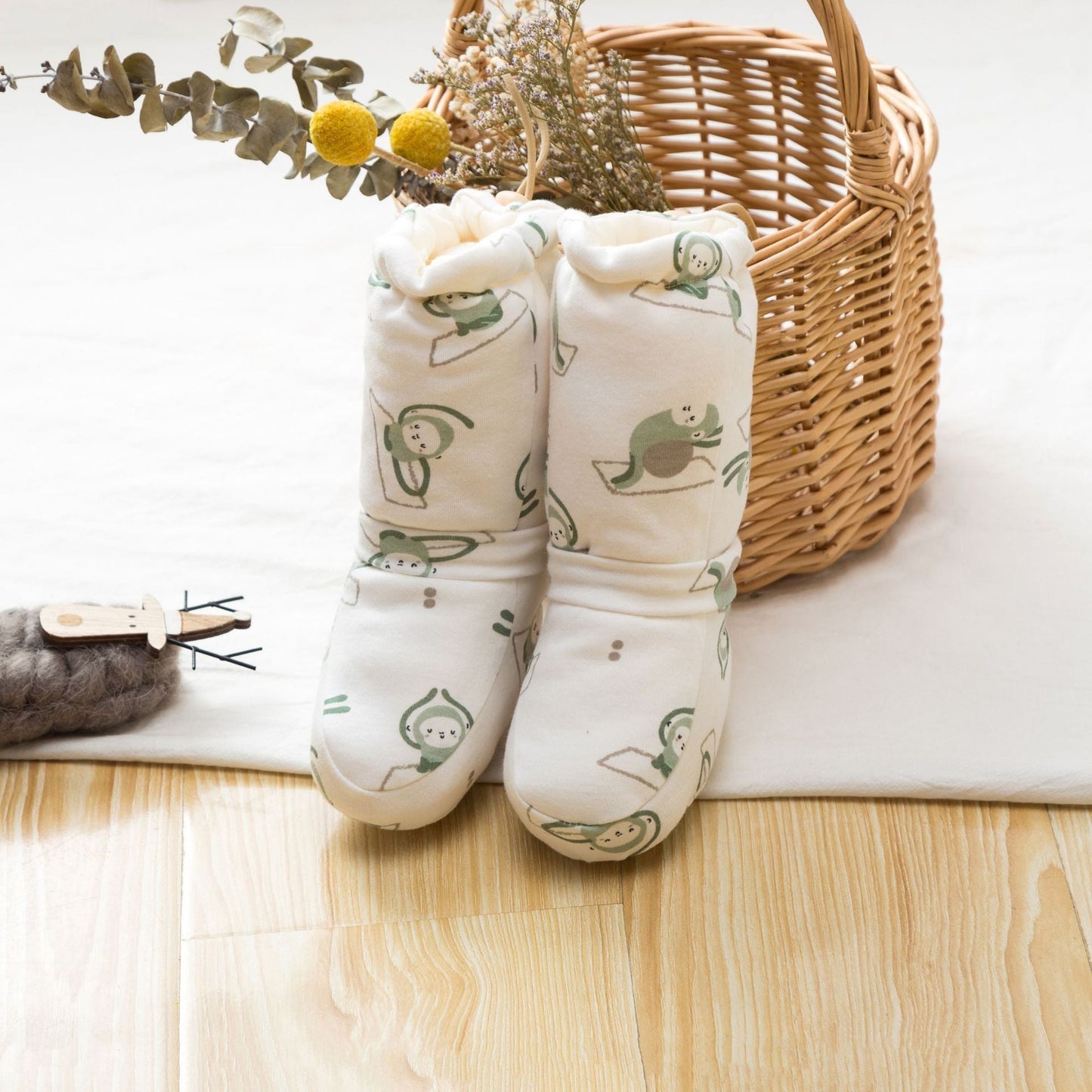 Arrival Baby Animals Cartoon Pattern Toddler Cotton Shoes-3