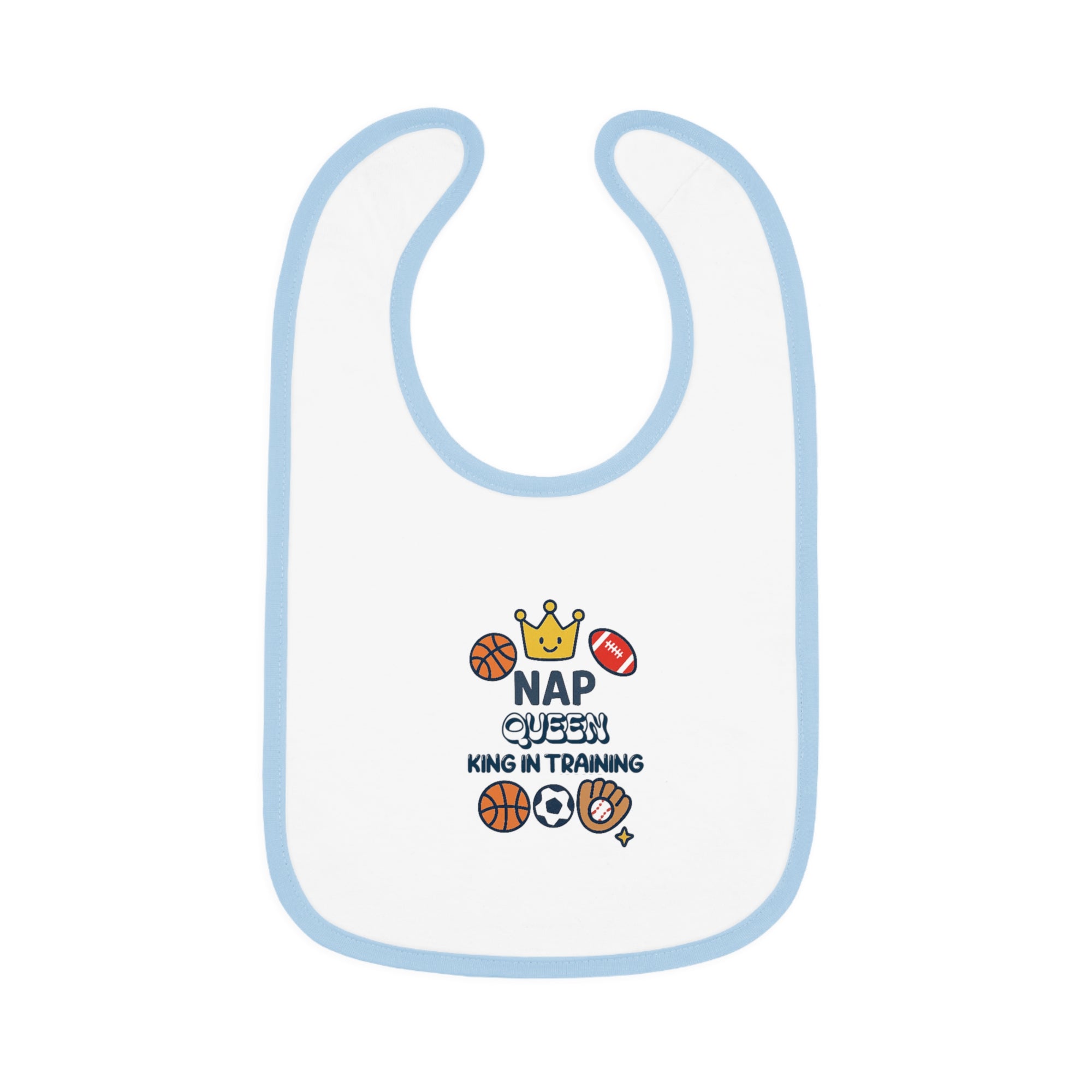 Baby Sports Bib Nap Queen in Training