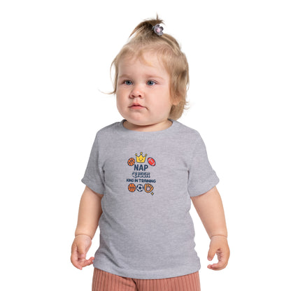 Nap Queen King in Training Baby T-Shirt