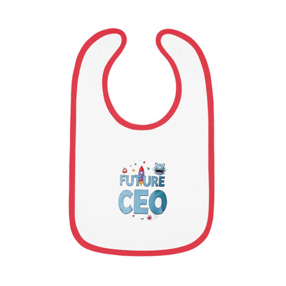 Baby Bib for Future CEOs, Cute Newborn Gift