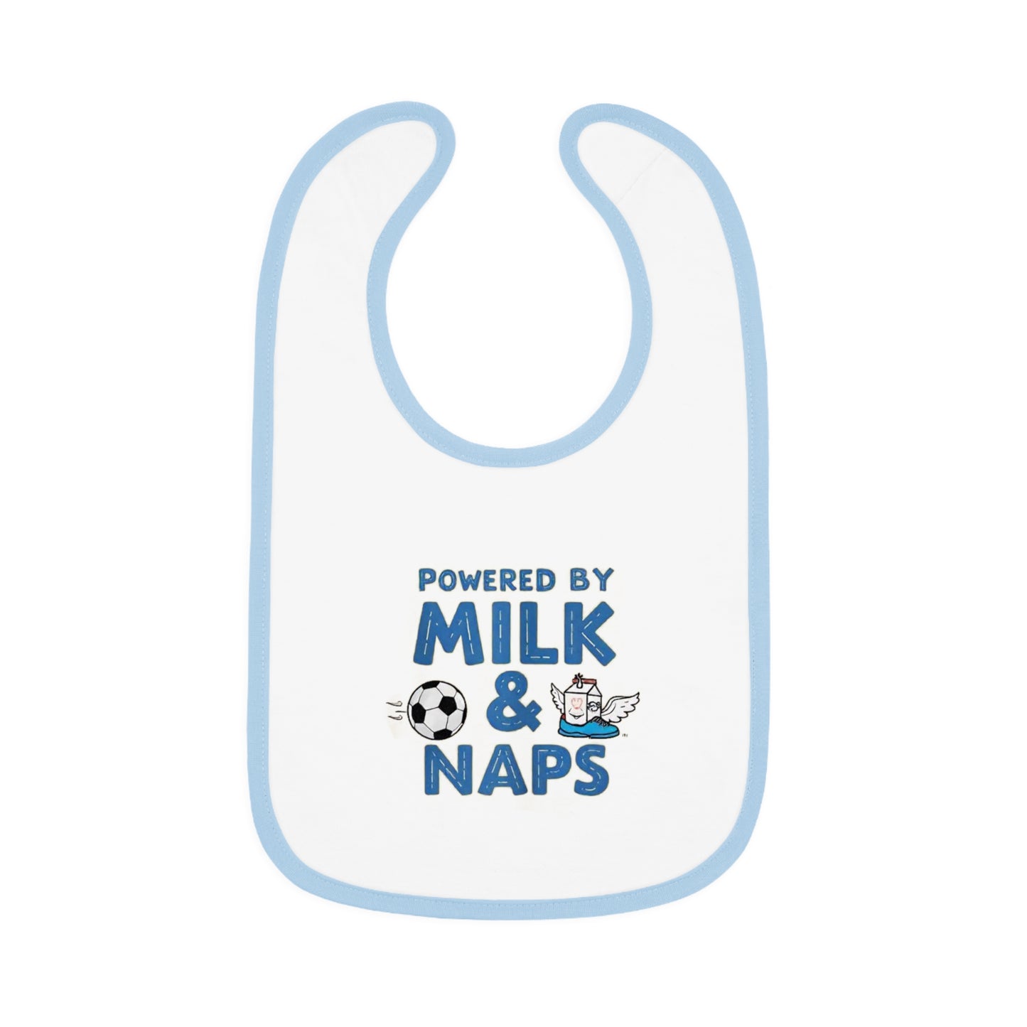 Cute Baby Bib - Powered by Milk & Naps