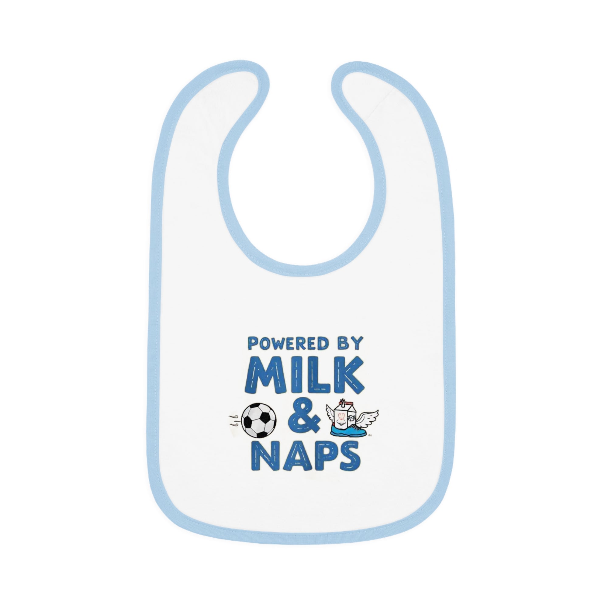 Cute Baby Bib - Powered by Milk & Naps