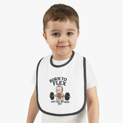 Baby Gym Bib - Cute Workout Bib for Infants