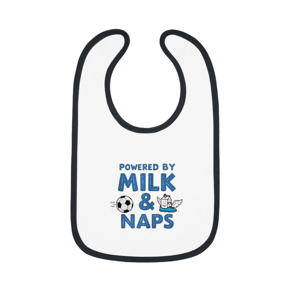 Cute Baby Bib - Powered by Milk & Naps