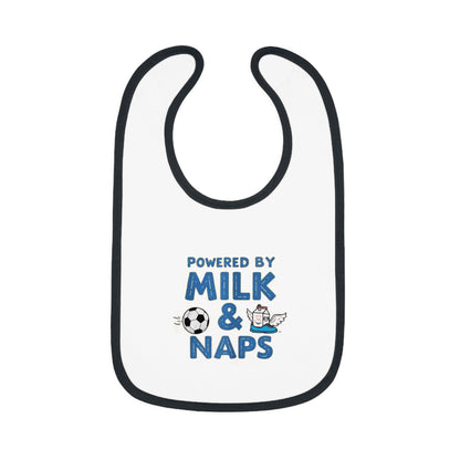 Cute Baby Bib - Powered by Milk & Naps