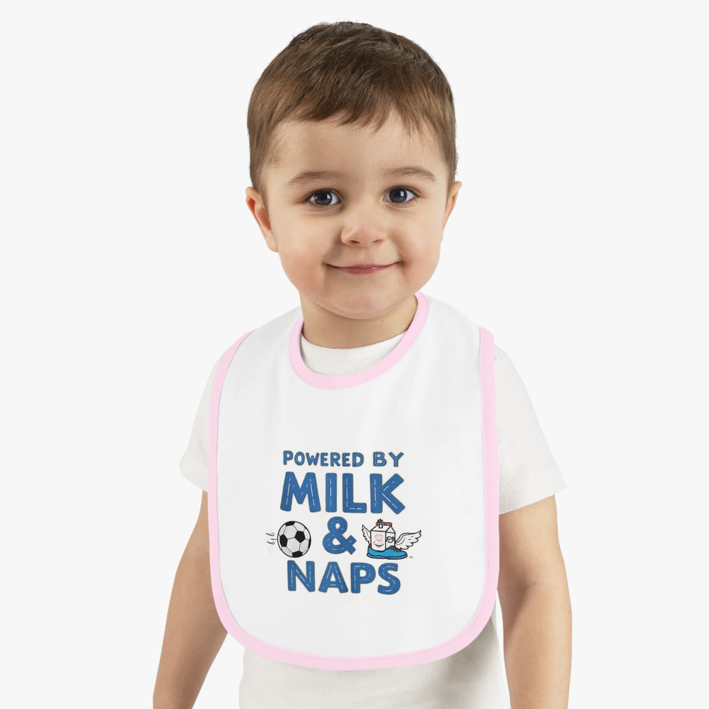 Cute Baby Bib - Powered by Milk & Naps
