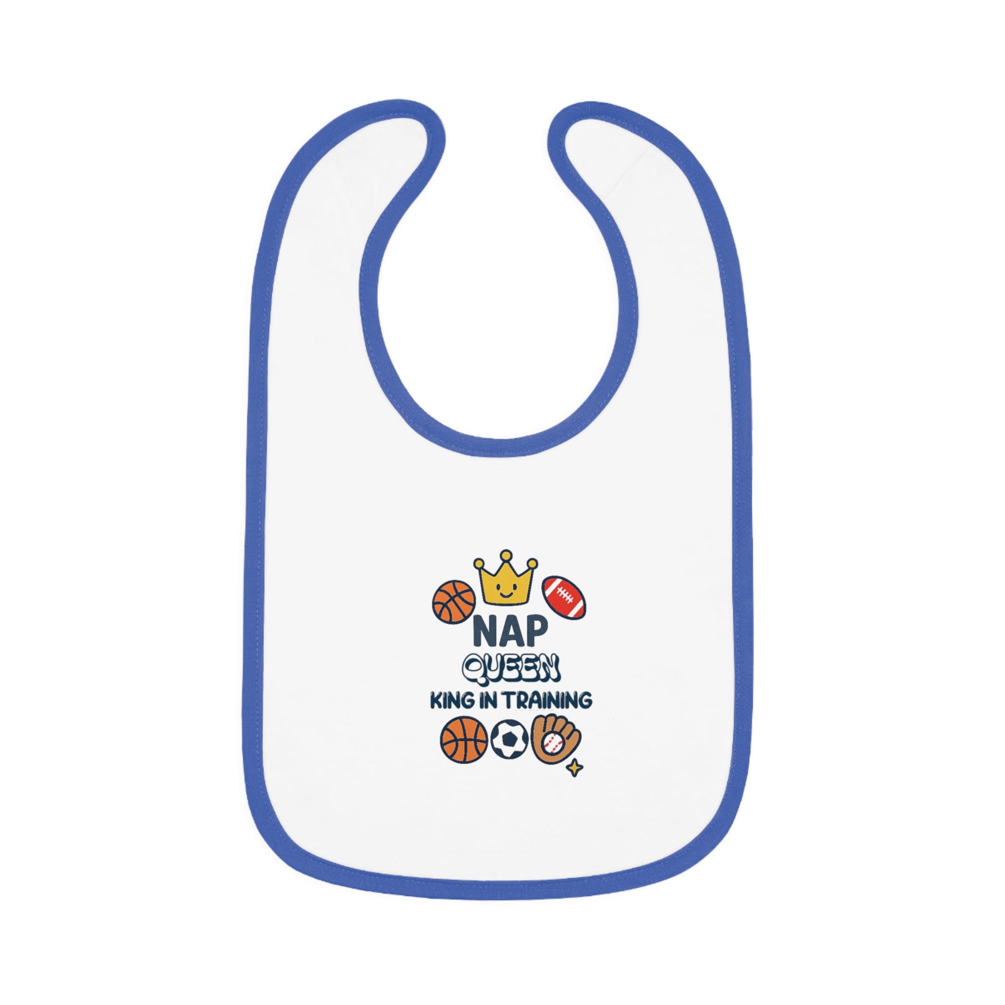 Baby Sports Bib Nap Queen in Training