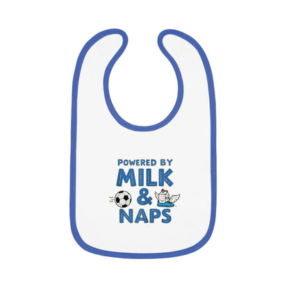Cute Baby Bib - Powered by Milk & Naps