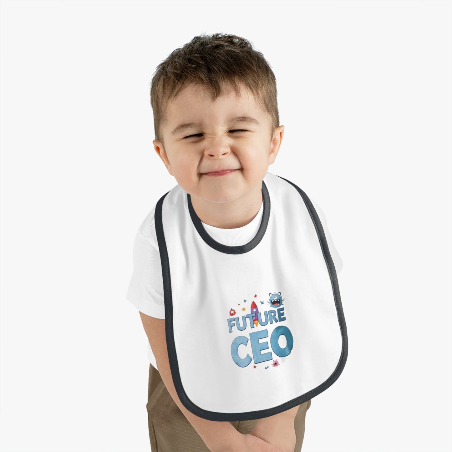 Baby Bib for Future CEOs, Cute Newborn Gift