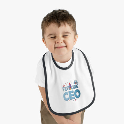 Baby Bib for Future CEOs, Cute Newborn Gift