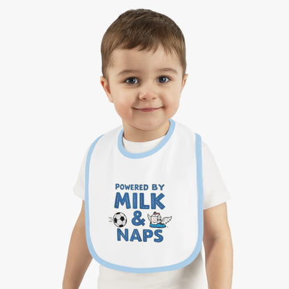 Cute Baby Bib - Powered by Milk & Naps
