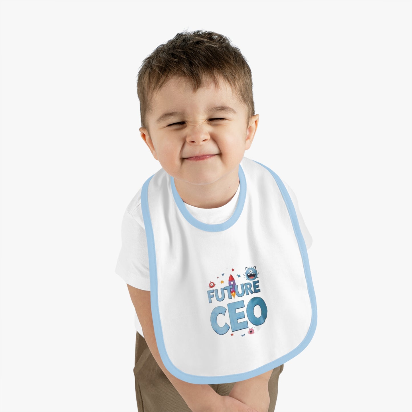 Baby Bib for Future CEOs, Cute Newborn Gift