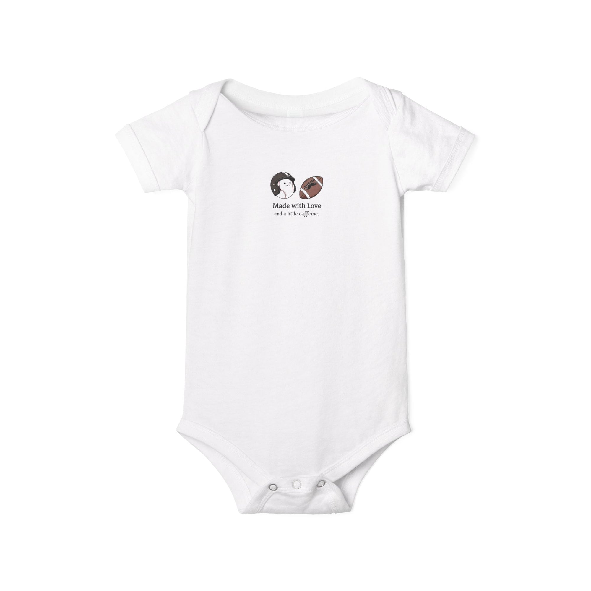 Cute Baby Bodysuit, Made with Love Infant Onesie