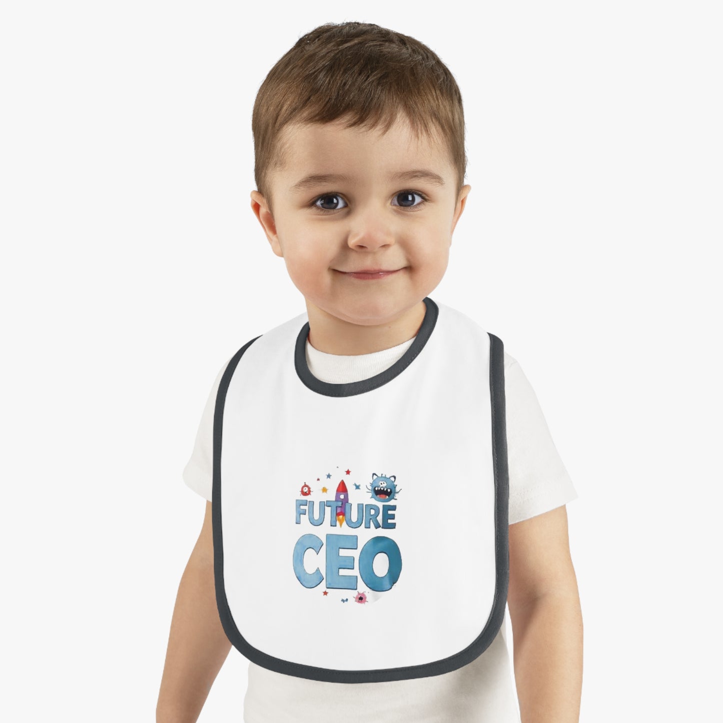 Baby Bib for Future CEOs, Cute Newborn Gift