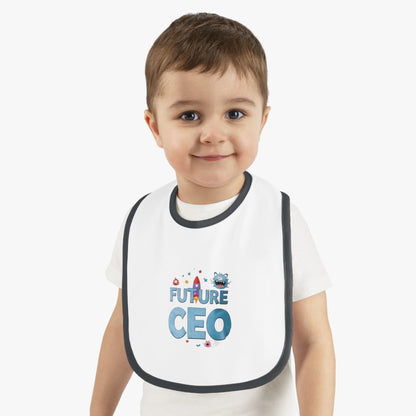 Baby Bib for Future CEOs, Cute Newborn Gift
