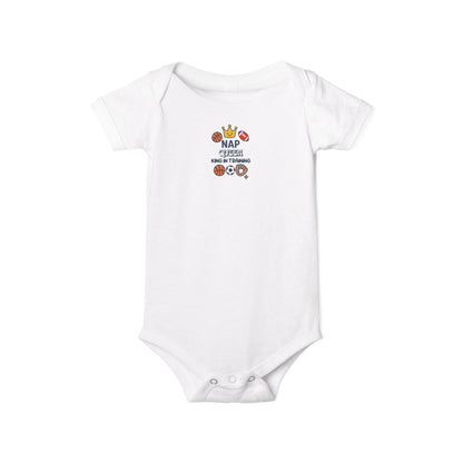 Cute Infant Onesie with Nap Time Design