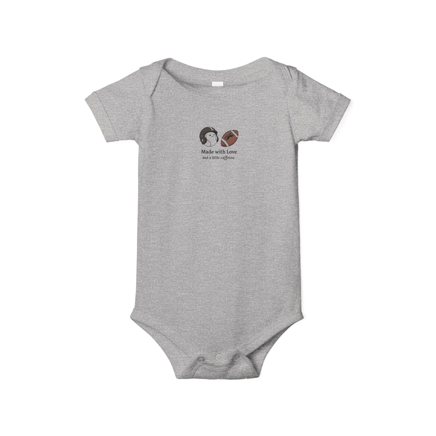 Cute Baby Bodysuit, Made with Love Infant Onesie