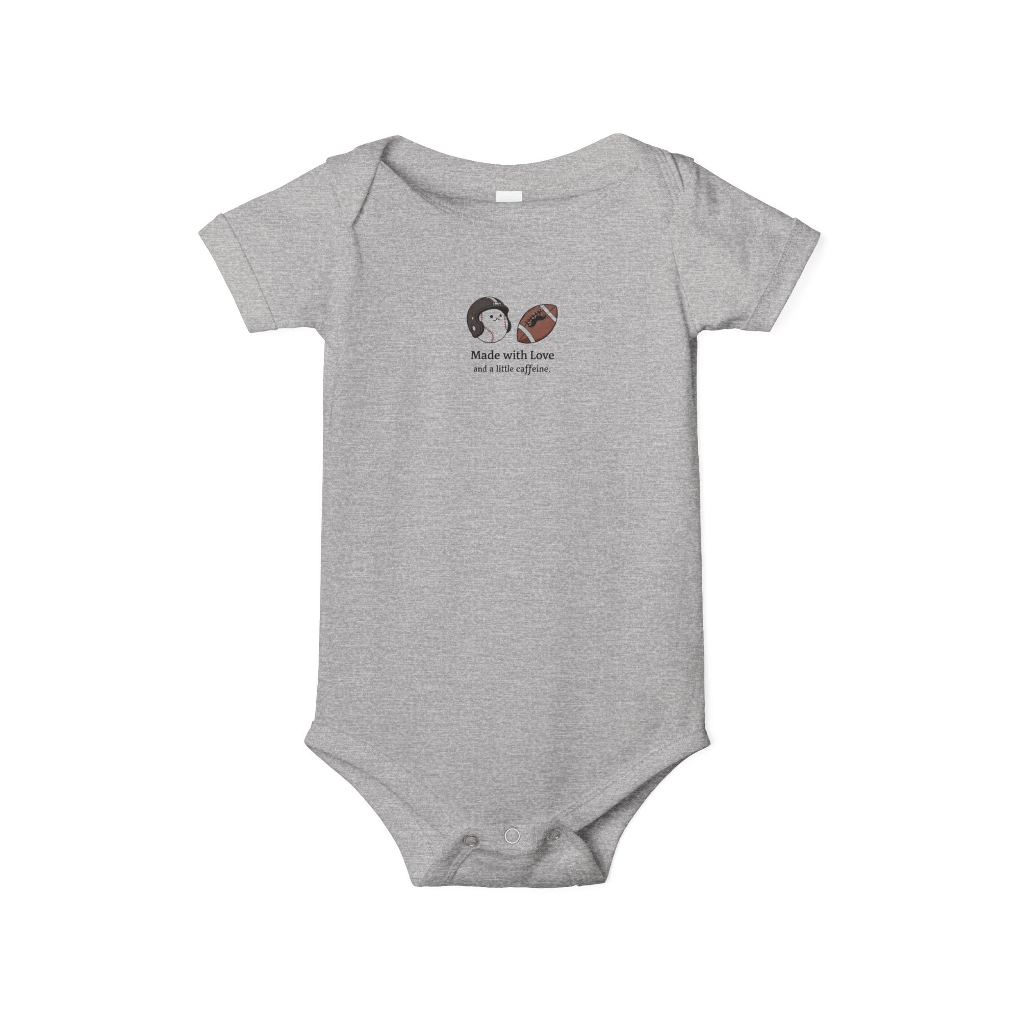 Cute Baby Bodysuit, Made with Love Infant Onesie