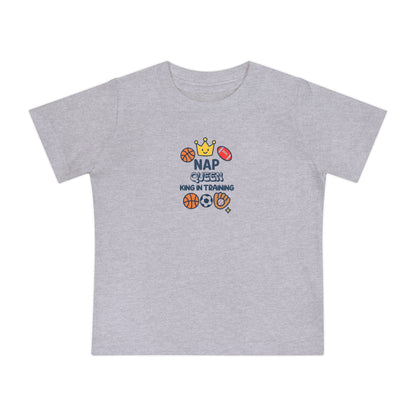 Nap Queen King in Training Baby T-Shirt