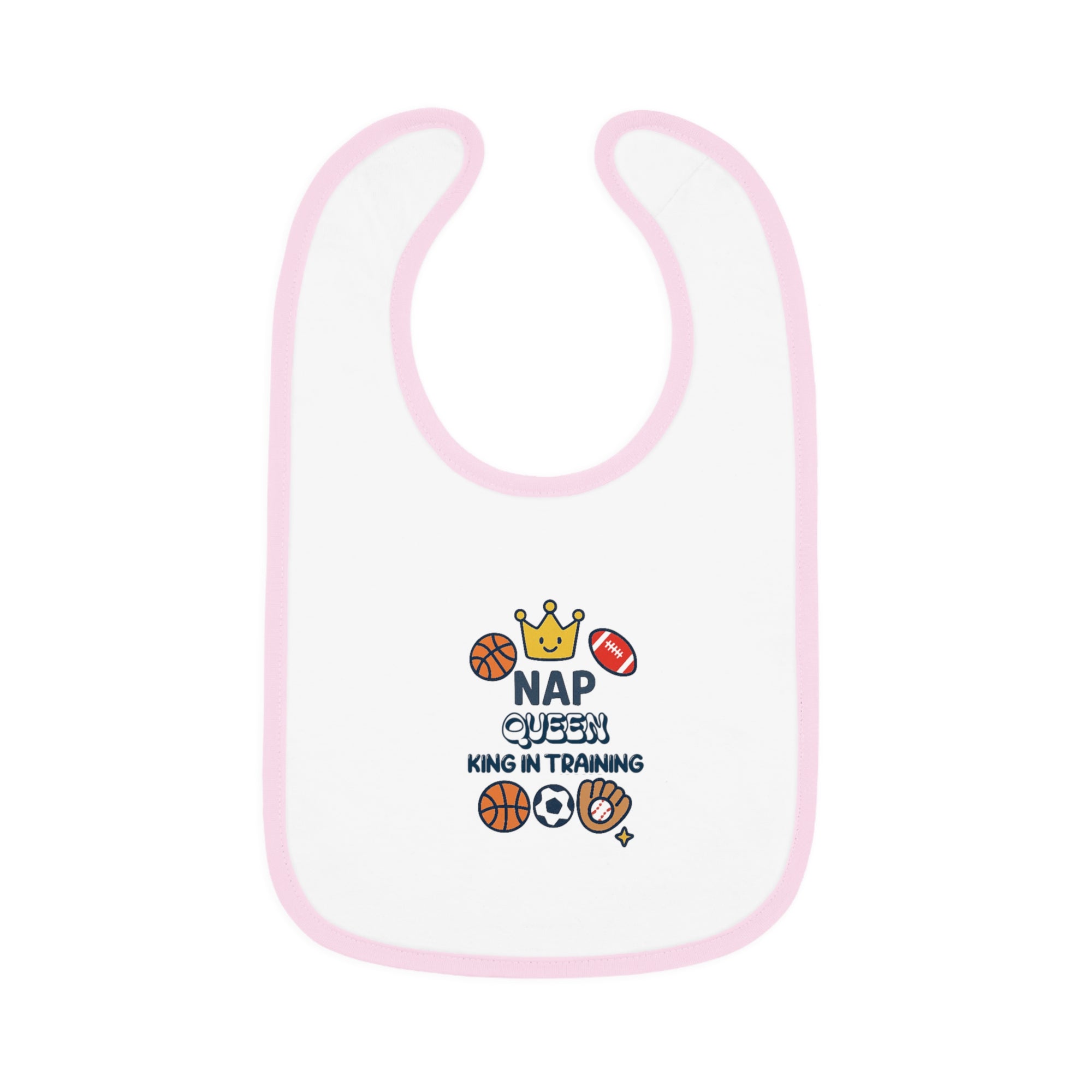 Baby Sports Bib Nap Queen in Training