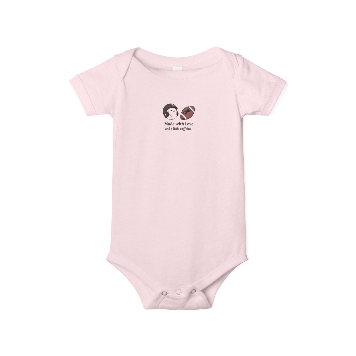 Cute Baby Bodysuit, Made with Love Infant Onesie