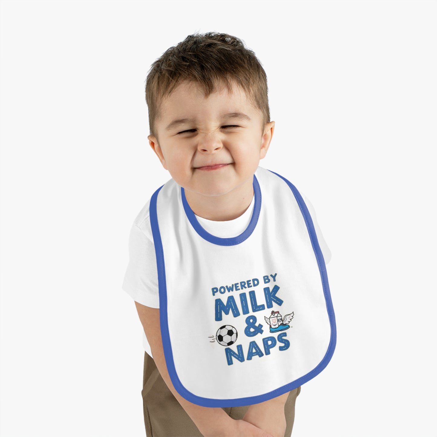 Cute Baby Bib - Powered by Milk & Naps