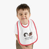 Cute Baby Bib with Love and Caffeine