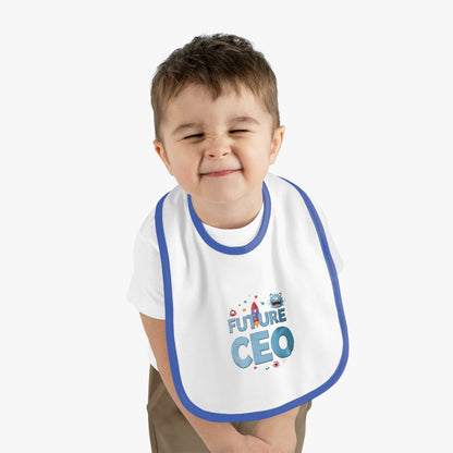 Baby Bib for Future CEOs, Cute Newborn Gift