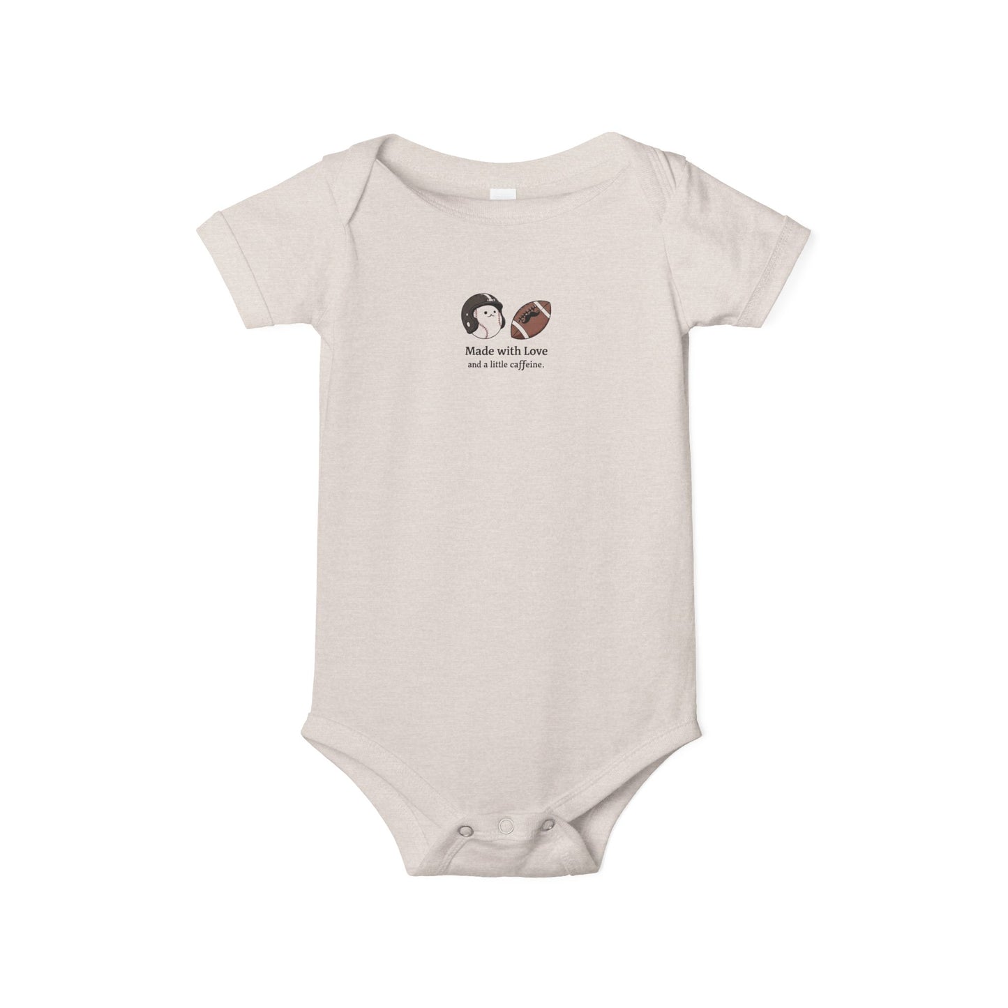 Cute Baby Bodysuit, Made with Love Infant Onesie