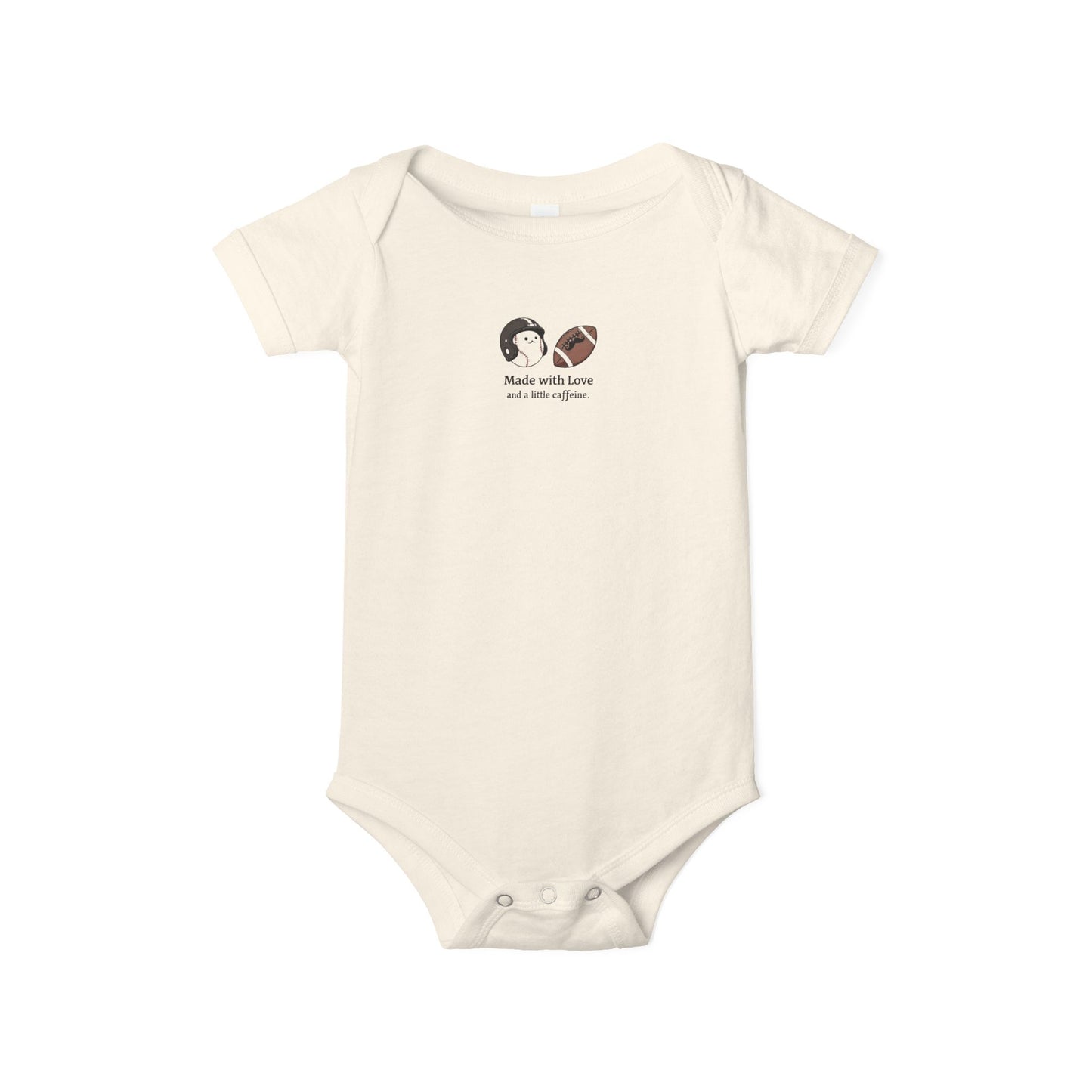 Cute Baby Bodysuit, Made with Love Infant Onesie
