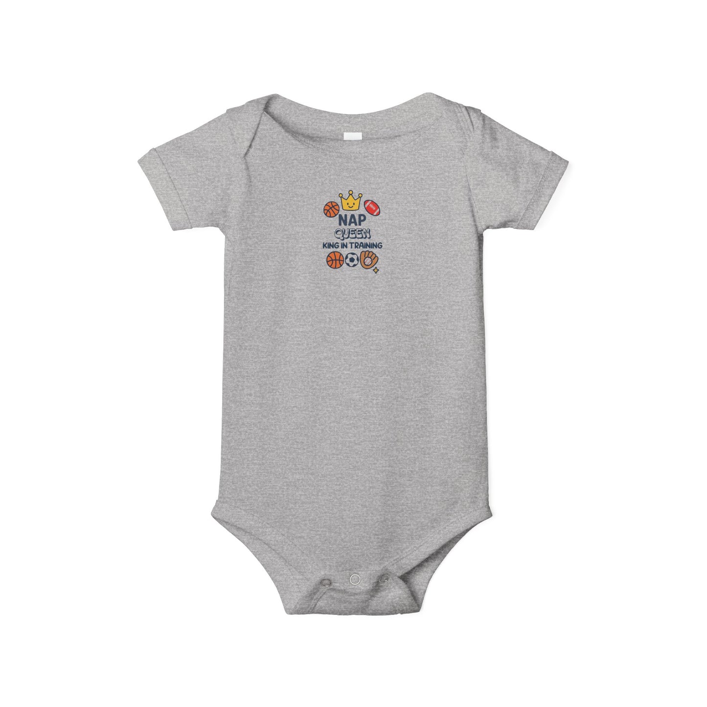 Cute Infant Onesie with Nap Time Design