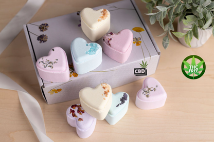 CBD - 8 Bath bombs set -  perfect for a relaxing Mother's day bath-0