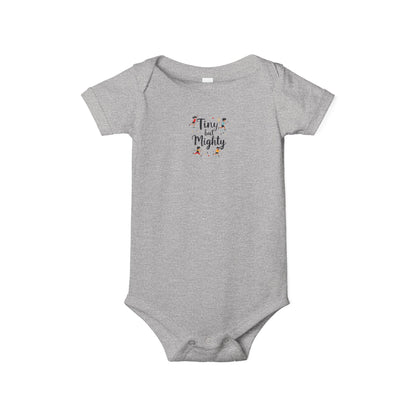 Tiny But Mighty Infant Bodysuit, Cute Baby Outfit