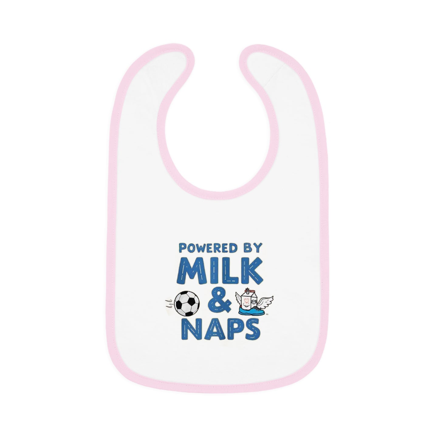 Cute Baby Bib - Powered by Milk & Naps